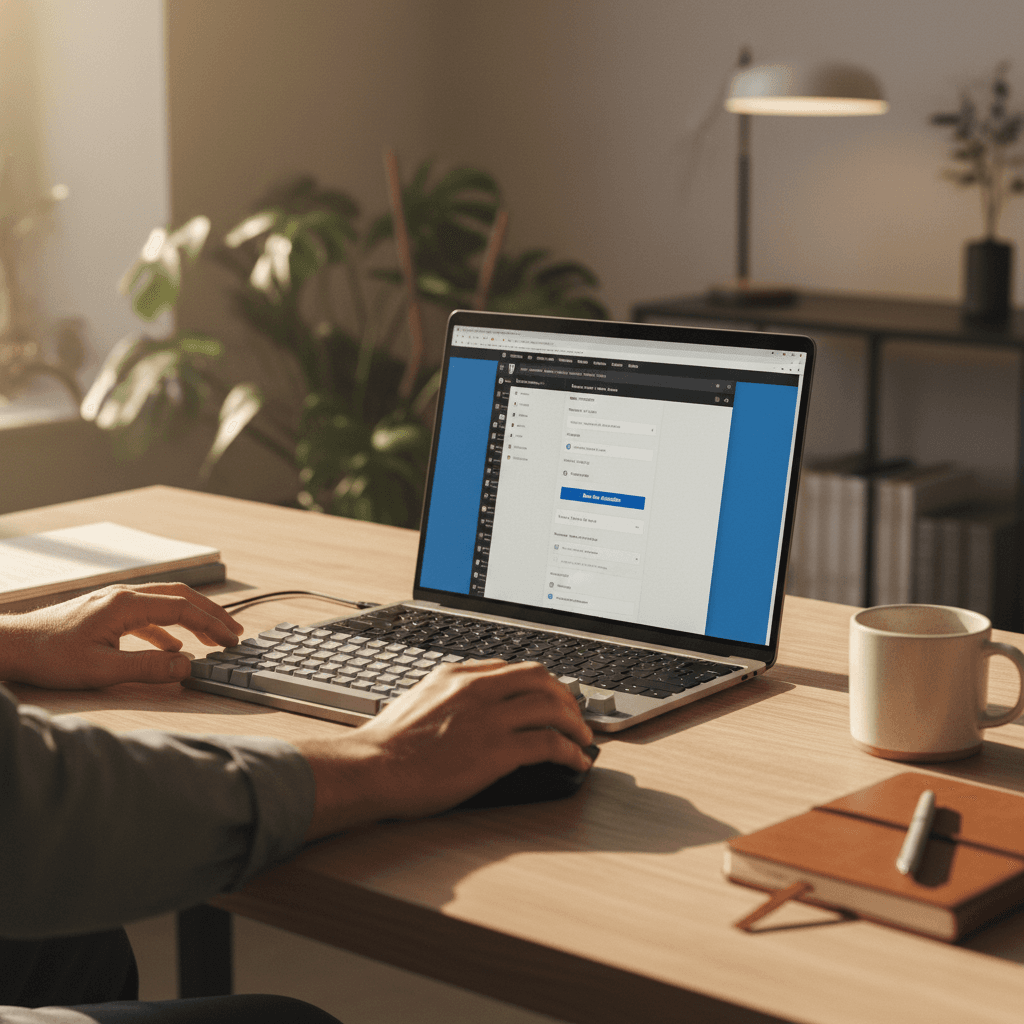 One-click WordPress installation setup