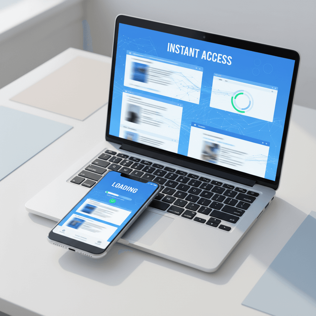 Fast loading websites on multiple devices